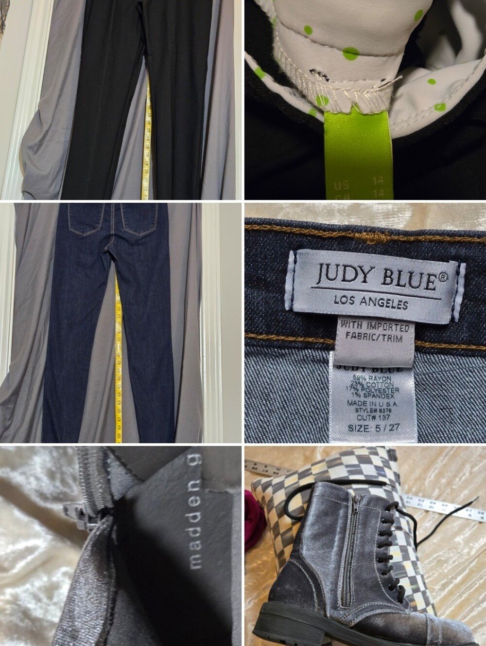 Judy Blue Women’s Jeans Size 5/27 Stretch Skinny Denim Mid Rise